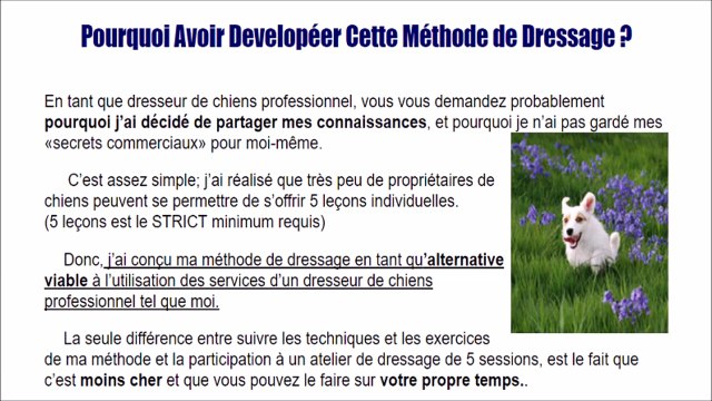 Dressage chien: Apprendre comment dresser son chien grâce à ce Guide complet 2016