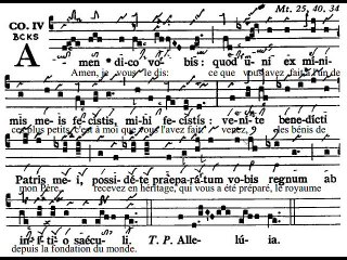 Communio Amen dico vobis, Christus universorum Regis