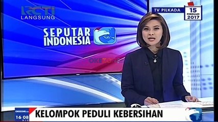 Aksi Kelompok Peduli Kebersihan saat Demo 4 November