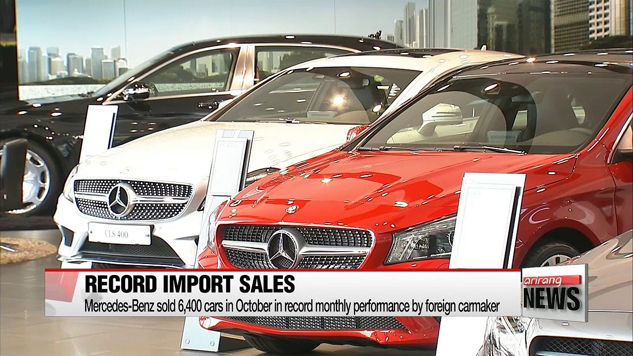 Mercedes-Benz, BMW sales surge in Korea amid overall import decline