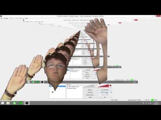 first shot with a green screen