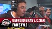 Georgio, Brav & C.Sen en freestyle #PlanèteRap