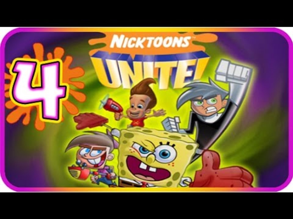 Nicktoons Unite Walkthrough Part 4 (PS2, Gamecube) Bikini Bottom