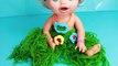 Baby Alive TATOO MAKEOVER Finding Dory Nemo Tattoos Hawaiian Grass Skirt New Outfit Dress Up