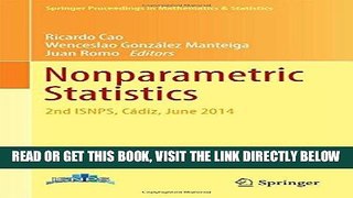 [Free Read] Nonparametric Statistics: 2nd ISNPS, CÃ¡diz, June 2014 (Springer Proceedings in