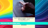 read here  Torts Masterclass Combined Essay/MBE class: LAW school Master Tutorial - LOOK INSIDE!! !
