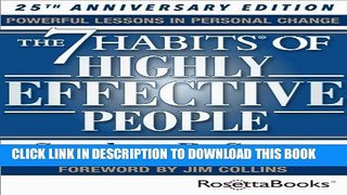 Best Seller The 7 Habits of Highly Effective People: Powerful Lessons in Personal Change Free