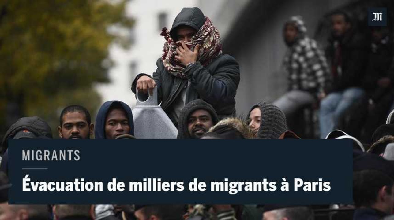 À Paris, 3800 migrants évacués de la place Stalingrad