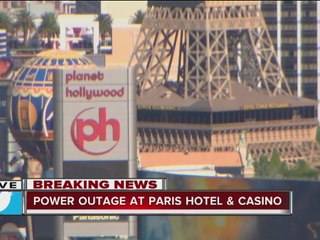 UPDATE: Power outage suspends all operations at Paris Las Vegas
