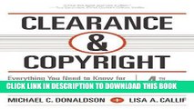 Read Now Clearance   Copyright, 4th Edition: Everything You Need to Know for Film and Television