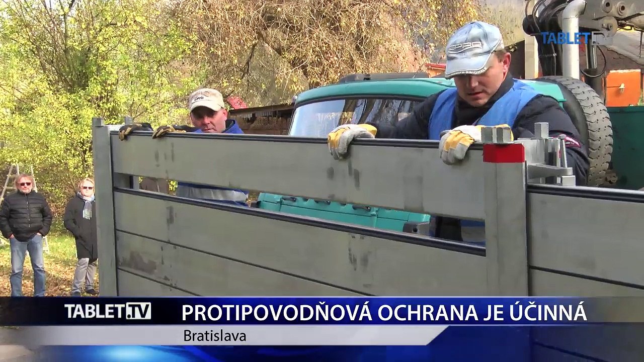 VODÁRNE: Projekt protipovodňovej ochrany Bratislavy sa osvedčil