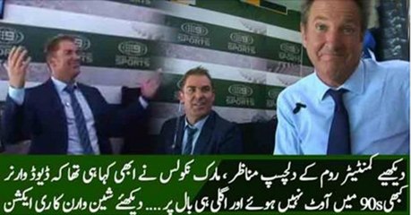 Watch- David Warner misses out on his hundred, Warne blames the commentators’ curse