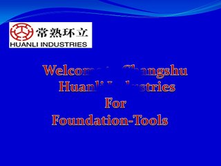 Superior Quality Foundation Tools and Equipments for Sale