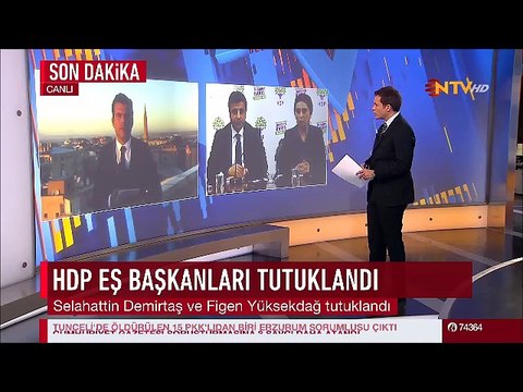 HDP Eş Başkanları Selahattin Demirtaş ve Figen Yüksekdağ Tutuklandı