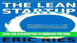 Best Seller The Lean Startup: How Today s Entrepreneurs Use Continuous Innovation to Create