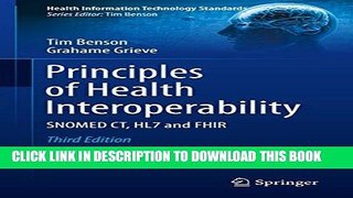 Read Now Principles of Health Interoperability: SNOMED CT, HL7 and FHIR (Health Information