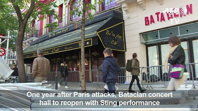 Sting to reopen Bataclan on eve of Paris attacks anniversary
