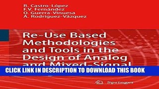 Read Now Reuse-Based Methodologies and Tools in the Design of Analog and Mixed-Signal Integrated
