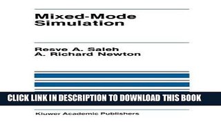 Read Now Mixed-Mode Simulation (The Springer International Series in Engineering and Computer