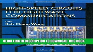 Read Now High Speed Circuits for Lightwave Communications Download Book