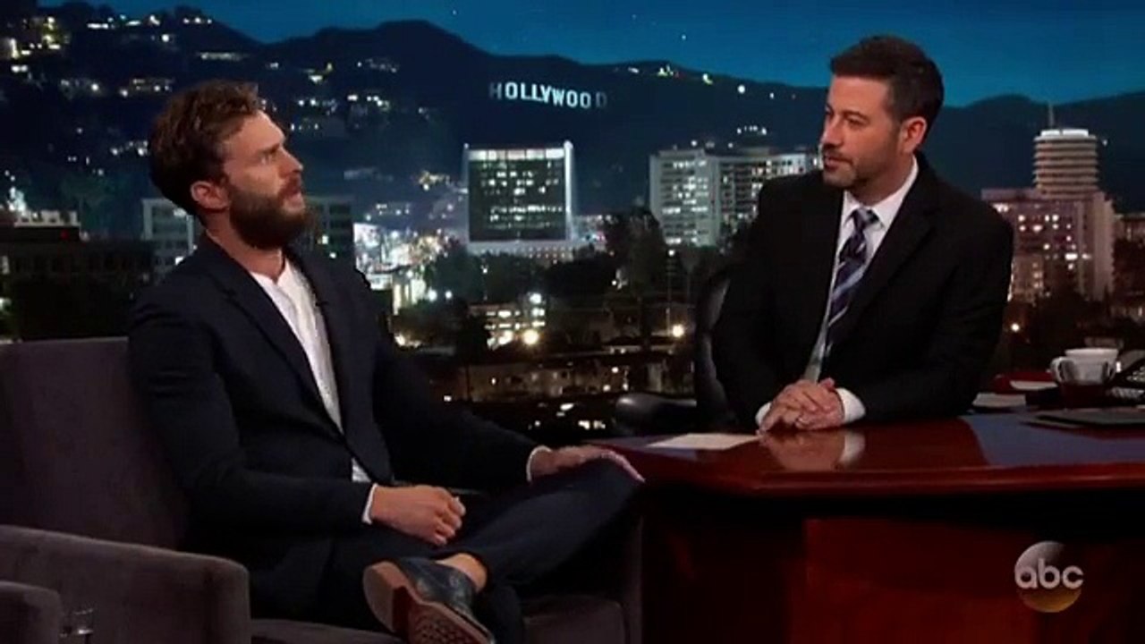 Jamie Dornan en Jimmy Kimmel