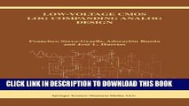 Read Now Low-Voltage CMOS Log Companding Analog Design (The Springer International Series in