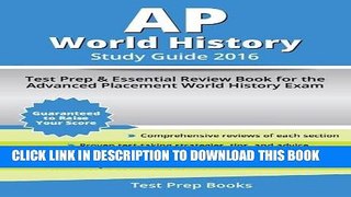 Best Seller AP World History Study Guide 2016: Test Prep   Essential Review Book for the Advanced