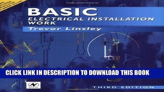 Read Now Basic Electrical Installation Work, Third Edition PDF Online