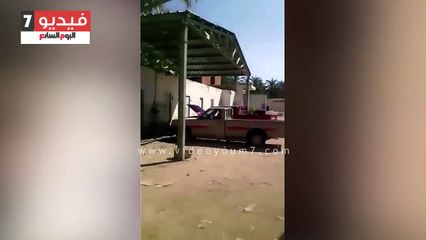 أسطول سيارات تابع لديوان محافظة الوادى الجديد فى العراء