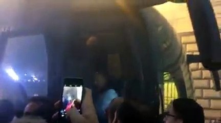 La Lazio è arrivata a Termini - Tifosi in festa