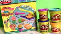 Play Doh Popsicles Scoops  n Treats DIY Ice Cream Ultimate Rainbow Popsicle Paleta Ghiacciolo