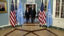 ONU: John Kerry rencontre Antonio Guterres à Washington