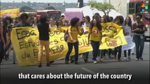 16-year-old Defends Student Occupations in Brazil