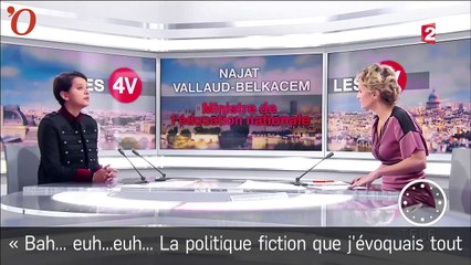 Najat Vallaud-Belkacem gênée par les questions autour de la candidature de François Hollande pour 2017