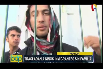 Francia: trasladan a niños inmigrantes sin familia