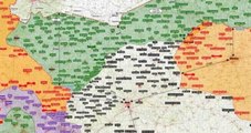 TSK, Fırat Kalkanı Operasyonunun Haritasını Yayınladı!