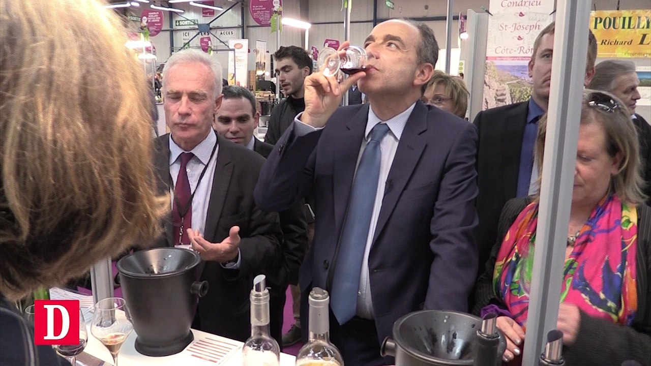 Jean-François Copé en visite au salon Vins et Terroirs de Toulouse