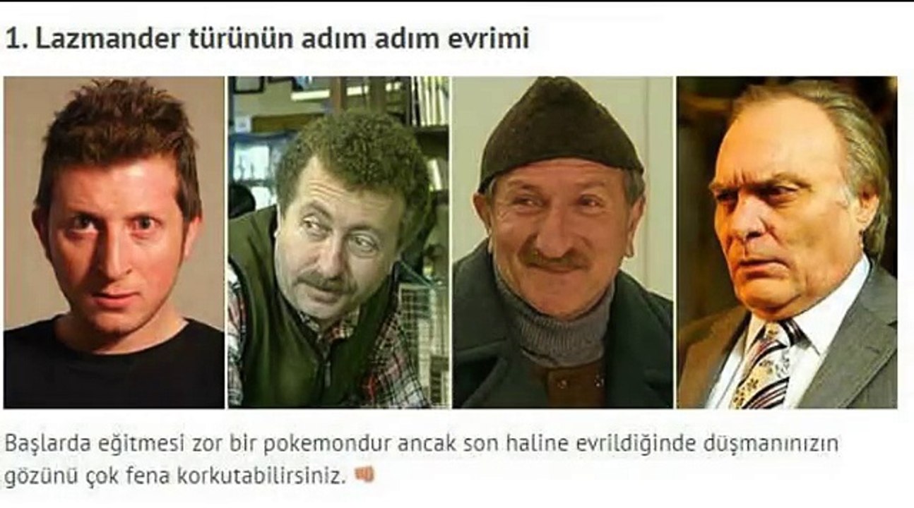 Türk Ünlüleri Pokemonlar Gibi Evrimleşseydi Ne Olurdu ?