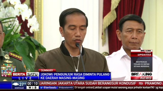 Jokowi: Proses Hukum Ahok Tegas dan Transparan