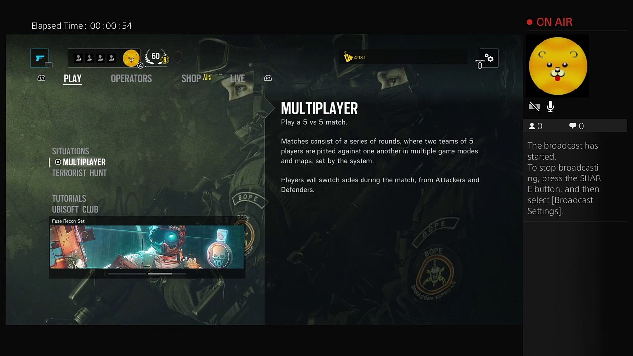 Playing some siege