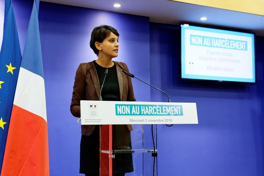 Non au harcèlement : discours de Najat Vallaud-Belkacem
