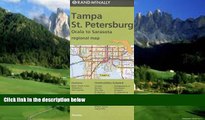 Books to Read  Rand McNally Folded Map: Tampa and St. Petersburg Regional Map  Best Seller Books