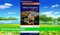 Books to Read  Rand McNally Easy To Fold: West Virginia (Laminated) (Rand McNally Easyfinder)