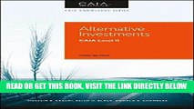 [EBOOK] DOWNLOAD Alternative Investments: CAIA Level II (Caia Knowledge) GET NOW