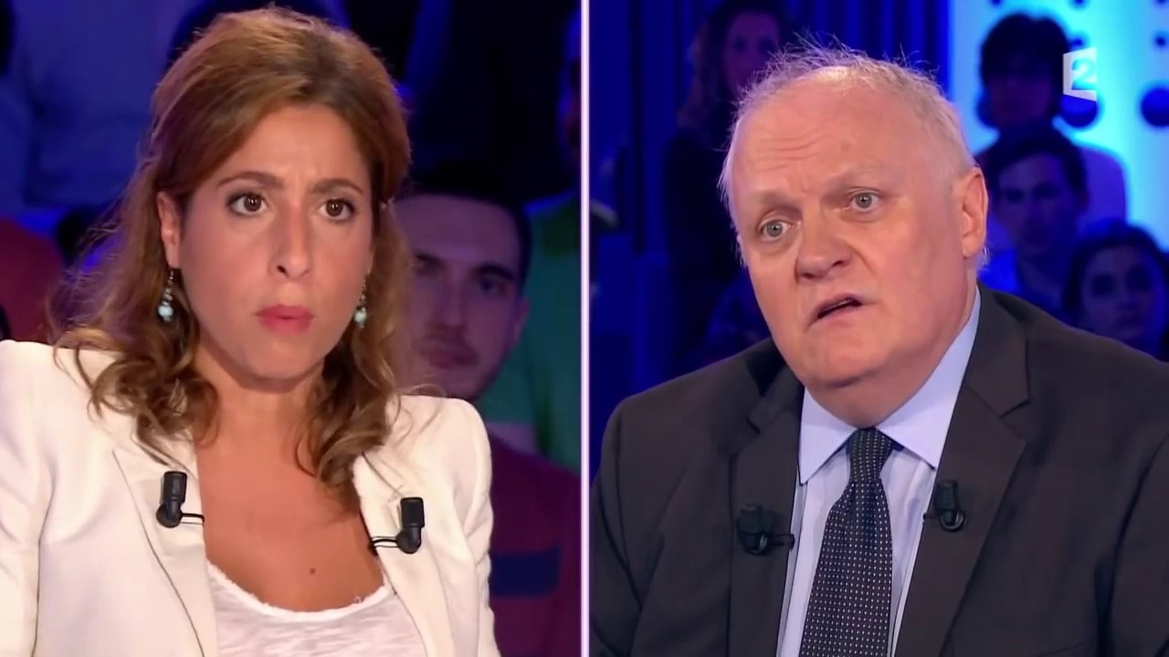 F. Asselineau avec L. Salamé dans l'émission de L. Ruquier "On n'est pas couché"