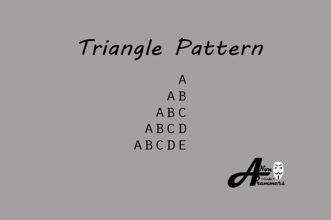 Triangle Pattern C++#33