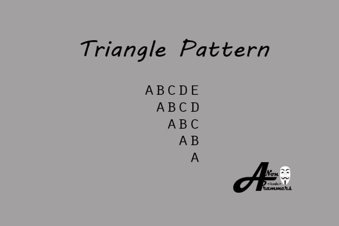 Triangle Pattern C++#38