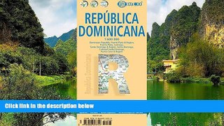 READ NOW  Laminated Dominican Republic Map by Borch (English, Spanish, French, Italian and German