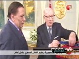 الرئيس التونسي يكرم الزعيم عادل امام 3نوفمبر 2016