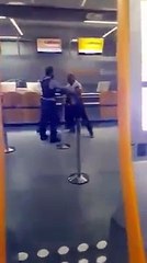 Frankfurt Airport Guy Beat Cope When Cope Take It Out He's Wife Nikab